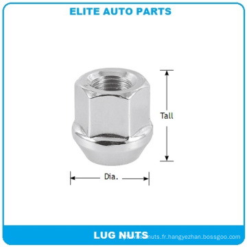 Bulge Gland Nug écrous pour roue de voiture